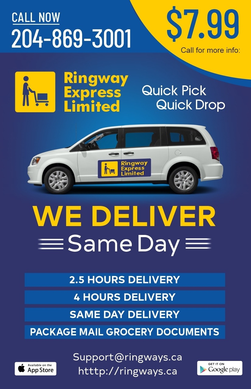 RINGWAY EXPRESS LIMITED | 1309 Mountain Ave, Winnipeg, MB R2X 2Y1, Canada | Phone: (431) 441-4111