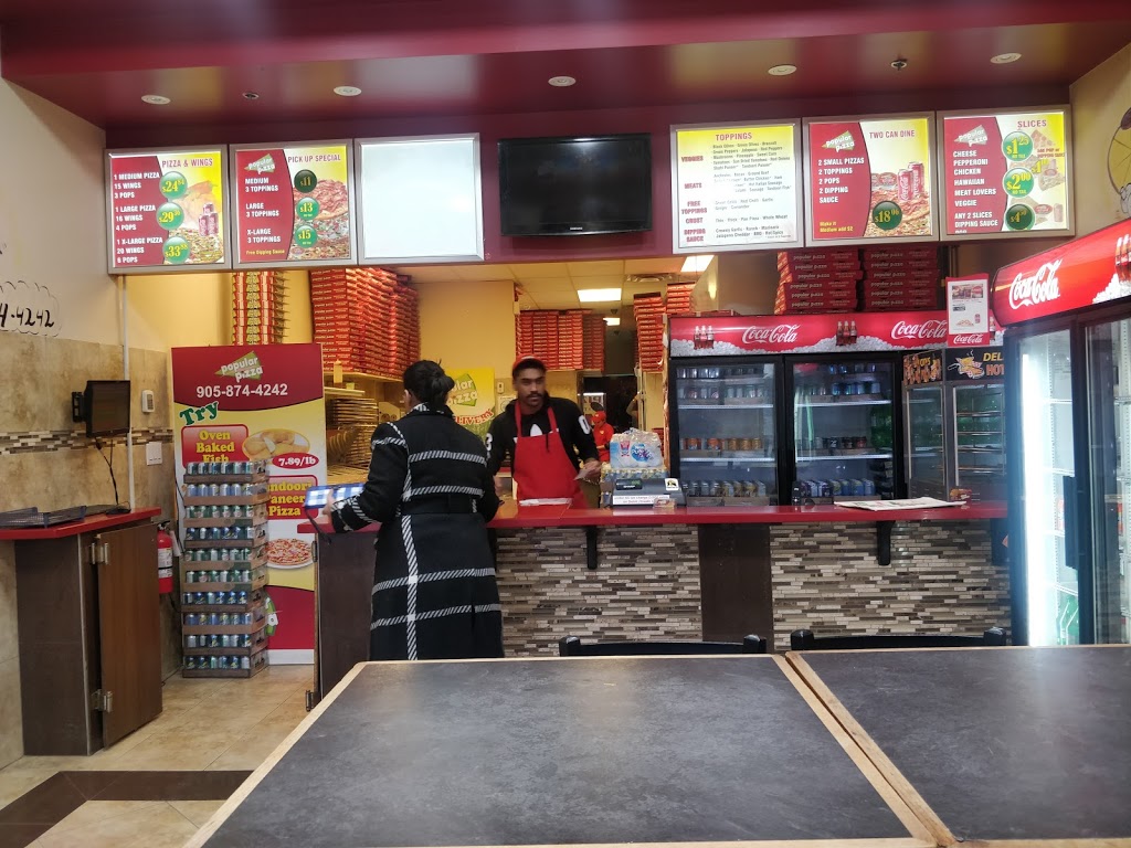 Popular Pizza | 10510 Torbram Rd, Brampton, ON L6R 3M9, Canada | Phone: (905) 874-4242