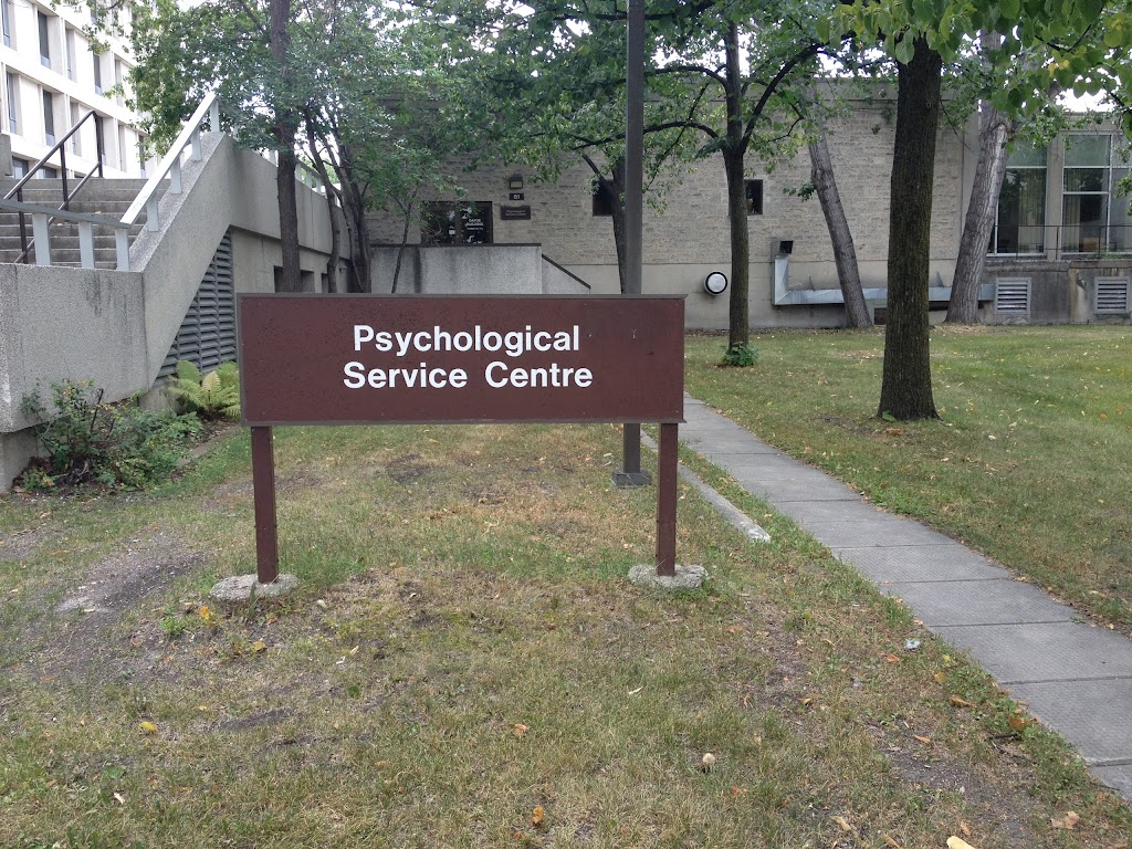 Psychological Service Centre | 161 Dafoe Building, Winnipeg, MB R3T 5V5, Canada | Phone: (204) 474-9222