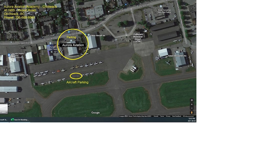 Aurora Aviation Academy | 46190 Airport Rd Unit B, Chilliwack, BC V2P 1A5, Canada | Phone: (236) 302-5600