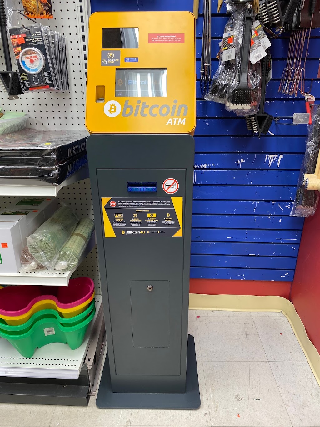 Bitcoin4U Bitcoin ATM | Dollar Store Plus, 500 Rossland Rd W, Oshawa, ON L1J 3H2, Canada | Phone: (905) 240-8666