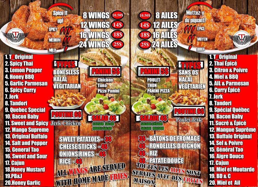 twings | 334 Rue Saint-Jacques, Lachine, QC H8R 1E2, Canada | Phone: (514) 543-9464