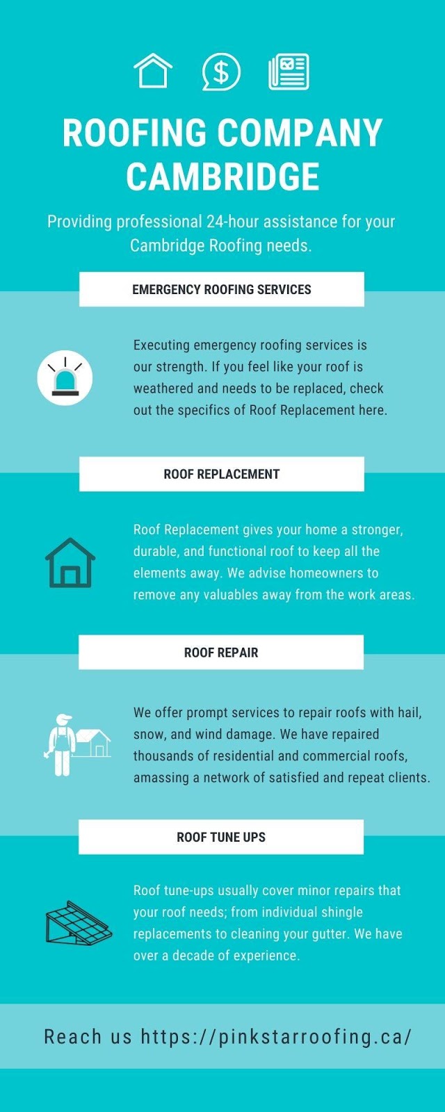 Roofing Company Cambridge - PinkStar Roofing Co. LLC | 14 Drumlin Dr, Cambridge, ON N1T 1L4, Canada | Phone: (647) 694-6706