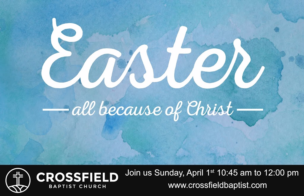 Crossfield Baptist Church | 285176 AB-2, Crossfield, AB T0M 0S0, Canada | Phone: (403) 946-5651