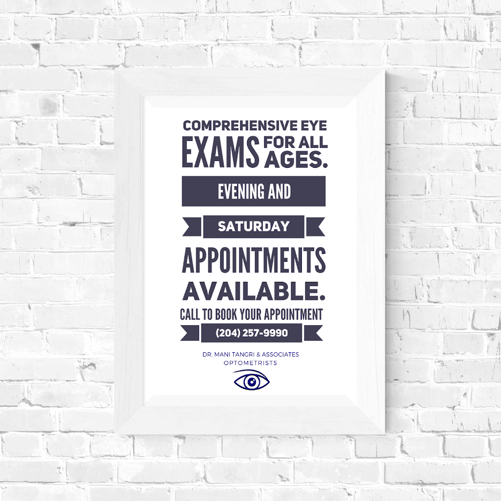 Dr. Mani Tangri & Associates, Optometrists | 115 Vermillion Rd. #120B, Winnipeg, MB R2J 4A9, Canada | Phone: (204) 257-9990