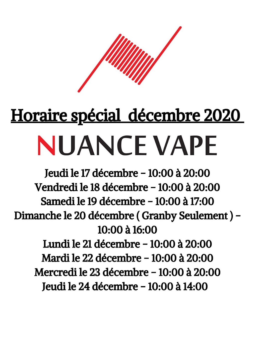 Nuance Vape Farnham | 474 dHôtel-de-ville, Farnham, QC J2N 2H2, Canada | Phone: (450) 337-1513