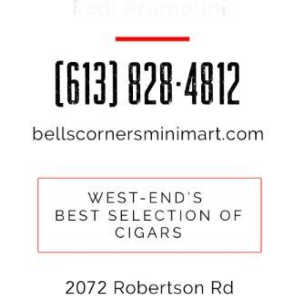 Bells Corners Mini Mart | 2072 Robertson Rd, Nepean, ON K2H 5Y8, Canada | Phone: (613) 828-4812