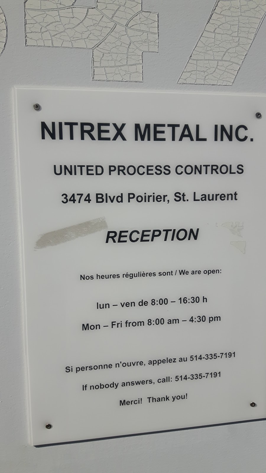 Nitrex Metal Inc. | 3474 Bd Poirier, Saint-Laurent, QC H4R 2J5, Canada | Phone: (514) 335-7191