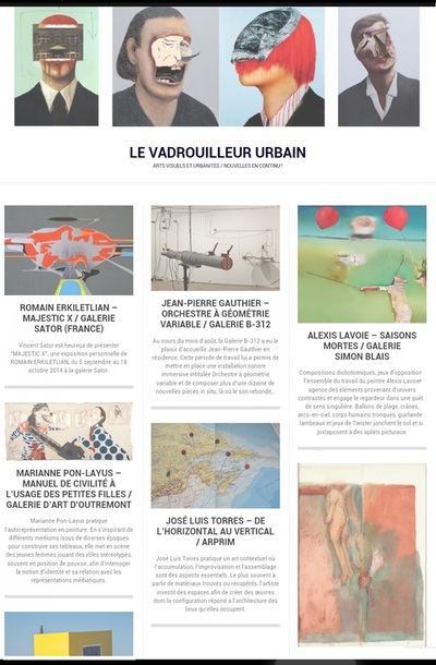 Le Vadrouilleur urbain (arts visuels) | Arrondissement, Montréal, QC H1R, Canada | Phone: (438) 928-3075