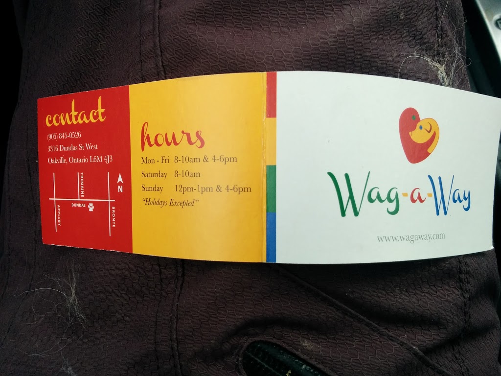 Wag-A-Way | 3316 Dundas St W, Oakville, ON L6M 4J3, Canada | Phone: (905) 845-0526
