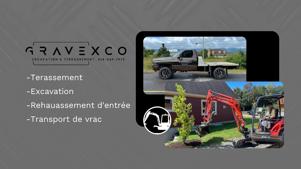 Gravexco Excavation | 151 Av. de la Montagne, Saint-Tite-des-Caps, QC G0A 4J0, Canada | Phone: (418) 569-7472