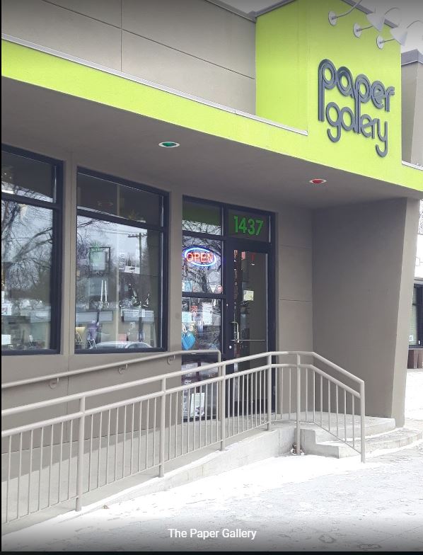 The Paper Gallery | 1437 Corydon Ave, Winnipeg, MB R3N 0J2, Canada | Phone: (204) 488-2585