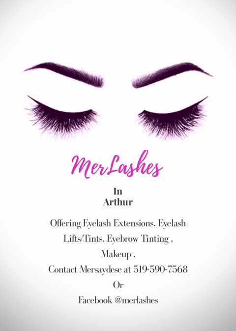 MerLashes Beauty Studio | 183 George St, Arthur, ON N0G 1A0, Canada | Phone: (519) 590-7568