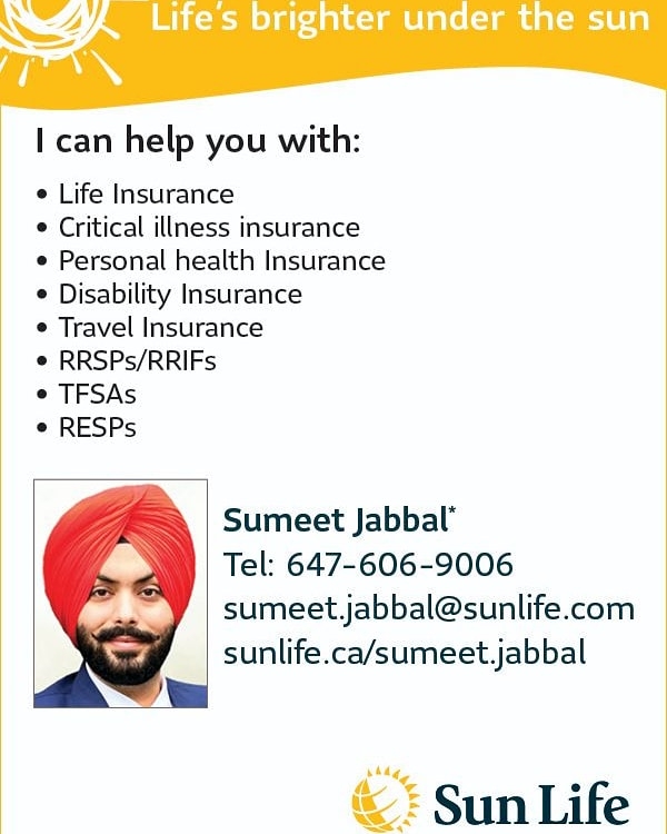 Sumeet Jabbal Sun Life Financial Advisor | 2033 McKenzie Rd Unit 11, Abbotsford, BC V2S 0M2, Canada | Phone: (604) 206-9966