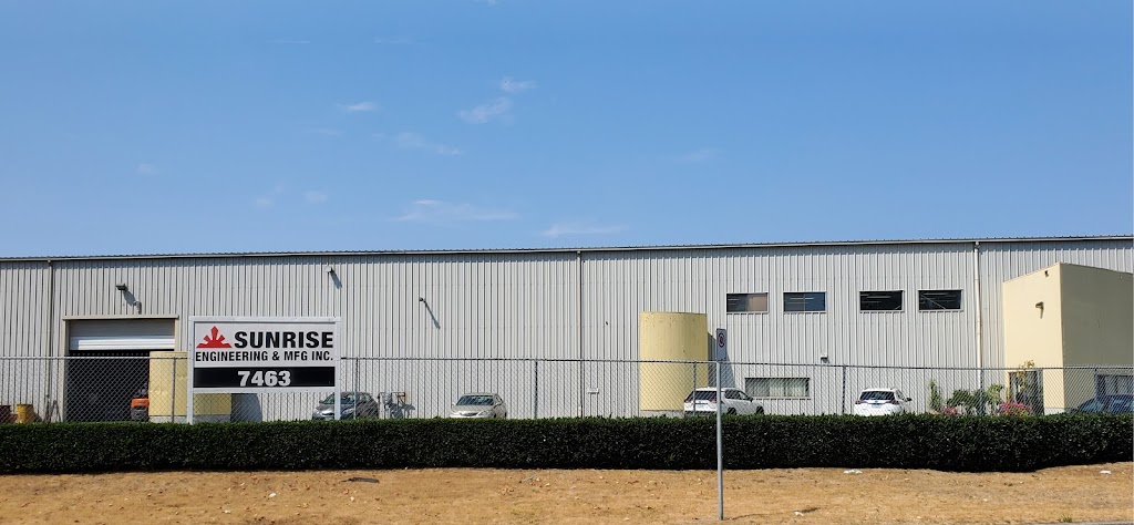 Sunrise Engineering & Manufacturing inc. | 7463 Wilson Ave, Delta, BC V4G 1E5, Canada | Phone: (604) 946-9944