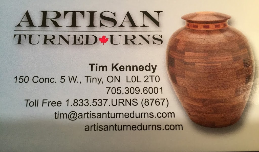 Artisan Turned Urns | 150 Concession Rd 5 W, Tiny, ON L0L 2T0, Canada | Phone: (705) 309-6001