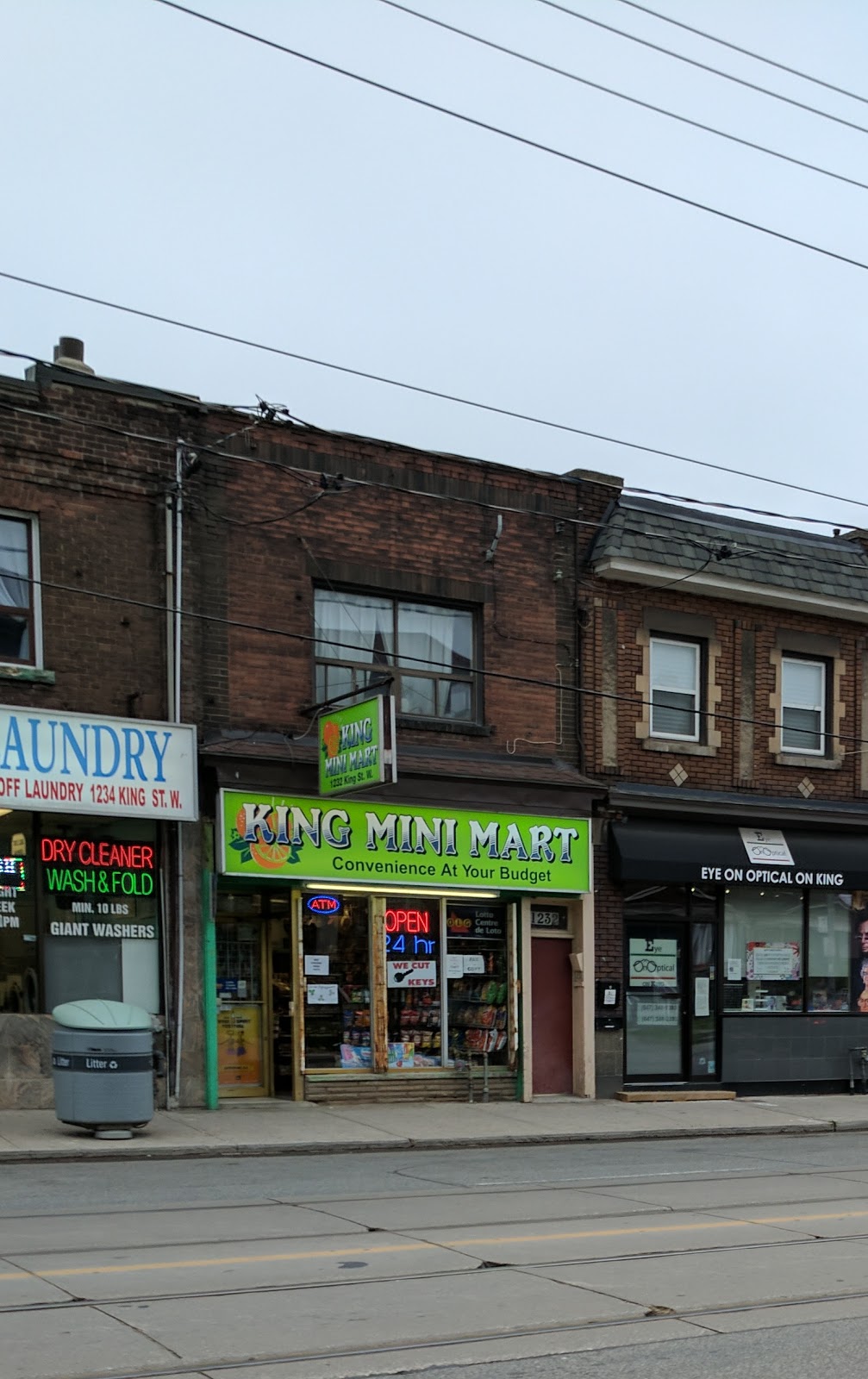 King Mini Mart | convenience store | 1232 King St W, Toronto, ON M6K 1G4, Canada | 4165315675 OR +1 416-531-5675