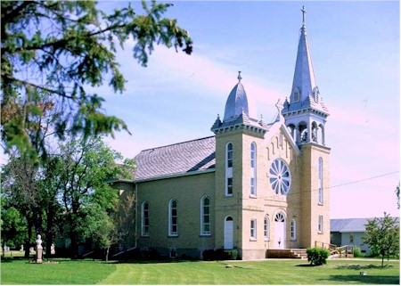 Sacred Heart Of Jesus Roman Catholic Church | 37 Church Ave, Fannystelle, MB R0G 0P0, Canada