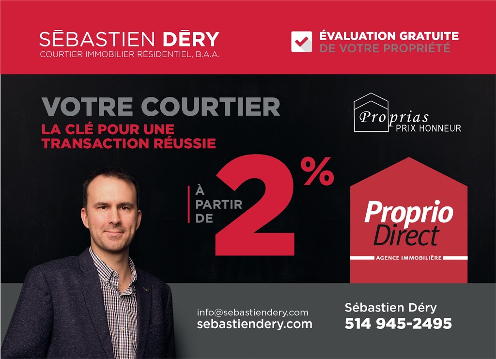 Équipe immobilière Déry Courtiers immobiliers Proprio Direct | 1186 Boulevard Jacques Degeay, LAssomption, QC J5W 2M5, Canada | Phone: (514) 945-2495