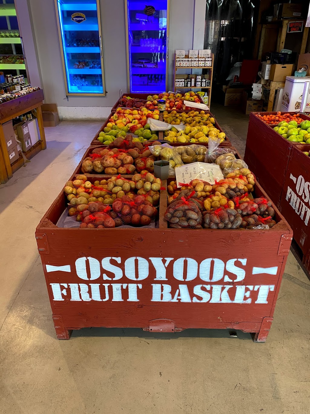 Osoyoos Fruit Basket | 9910 Crowsnest Hwy, Osoyoos, BC V0H 1V2, Canada | Phone: (250) 689-8988