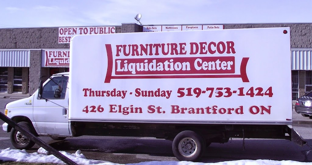 Furniture Decor Liquidation | furniture store | 426 Elgin St, Brantford, ON N3S 7P6, Canada | 5197531424 OR +1 519-753-1424