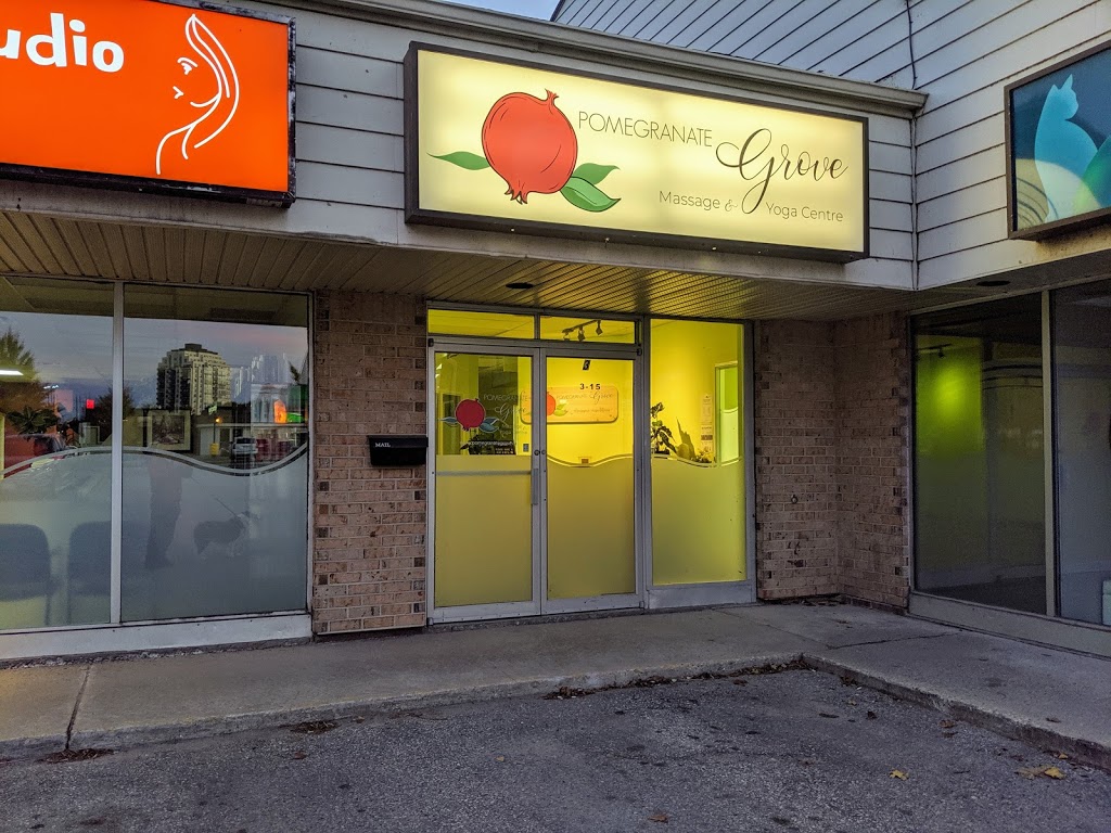 Pomegranate Grove Massage & Yoga Centre | 15 Surrey St W Unit 3, Guelph, ON N1H 3R3, Canada | Phone: (519) 400-9861