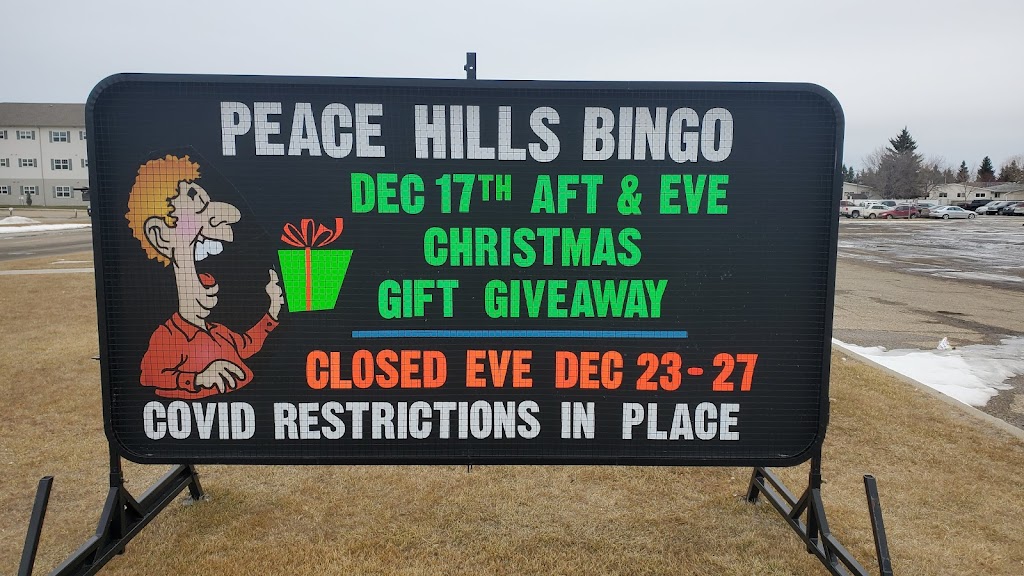 Peace Hills Bingo | point of interest | 3725 56 St, Wetaskiwin, AB T9A 2V6, Canada | 7803522137 OR +1 780-352-2137