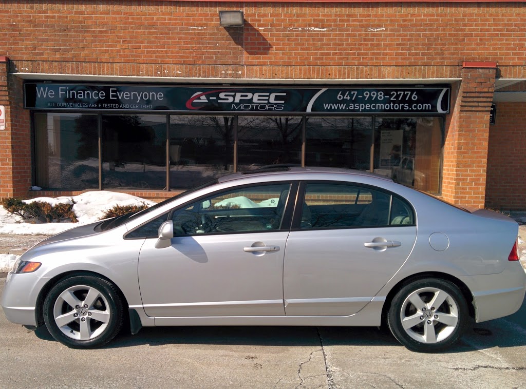 A-Spec Motors Sales & Service | 3570 Wolfedale Rd, Mississauga, ON L5C 2V6, Canada | Phone: (905) 277-9909