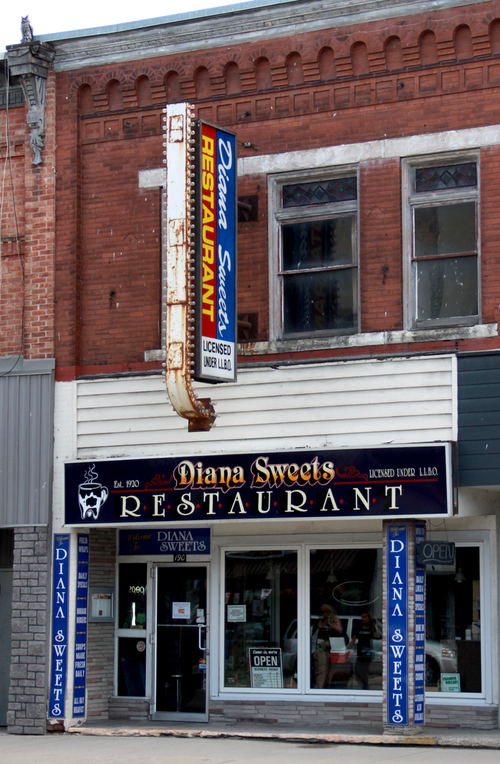 Diana Sweets Restaurant | 190 Main St W, Listowel, ON N4W 1A1, Canada | Phone: (519) 291-3610