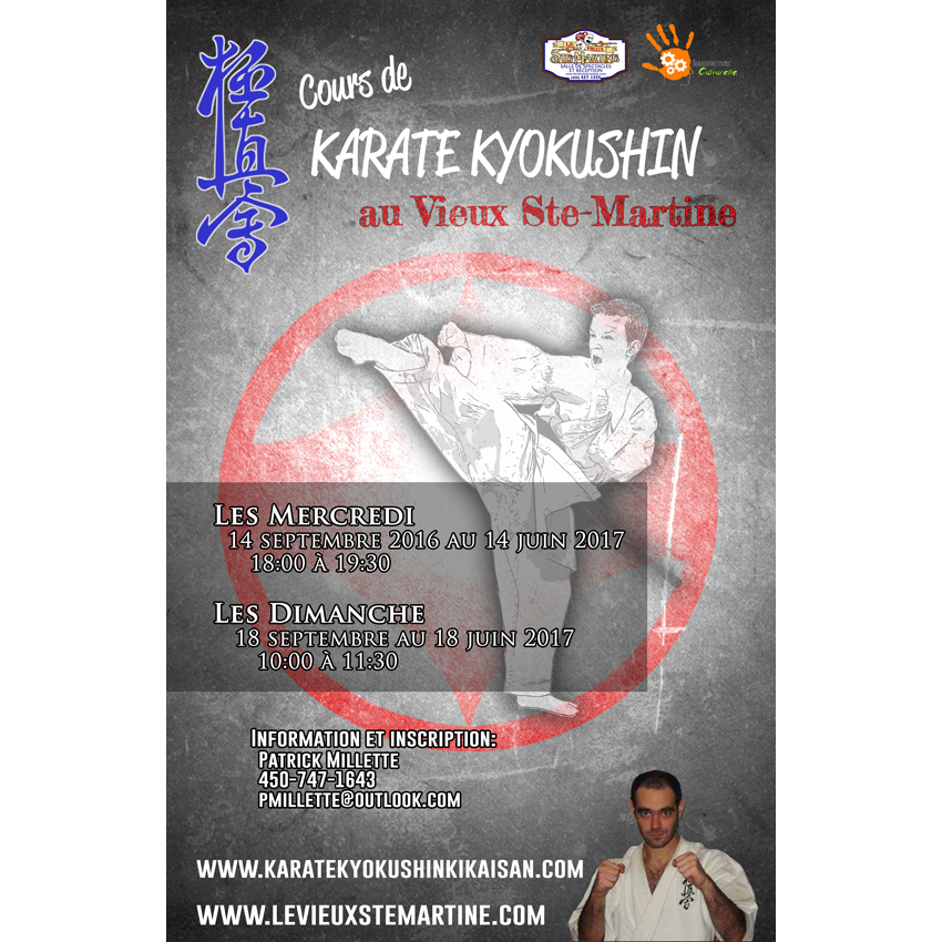 Karate Kyokushin Kikaisan Dojo - 2 Rue Gervais, Sainte-Martine, QC J0S ...