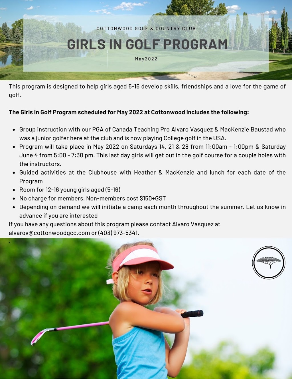 Alvaro Vasquez Golf | 88008 226 Ave E, Foothills, AB T1S 4A6, Canada | Phone: (403) 973-5341