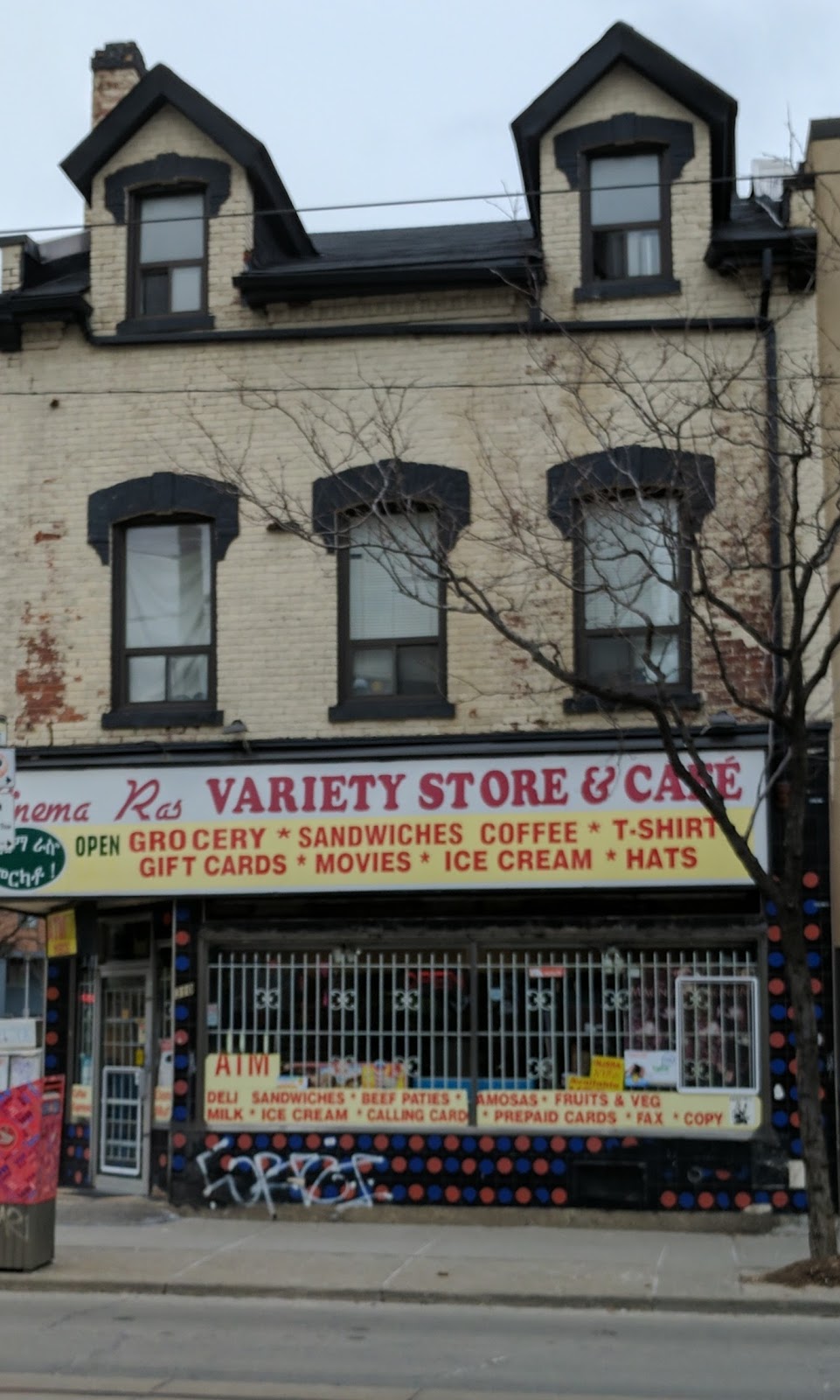 Cinema-ras Variety Store & Cafe | 310 Queen St E, Toronto, ON M5A 1S8, Canada | Phone: (416) 363-4746
