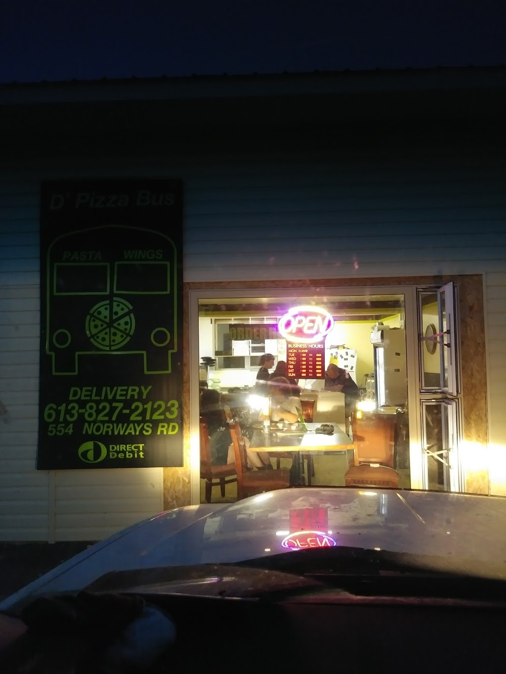 DPIZZA BUS WITH DBEST PIZZA | Ontario K0K, 554 Norways Rd, Deseronto, ON K0K 1X0, Canada | Phone: (613) 827-2123