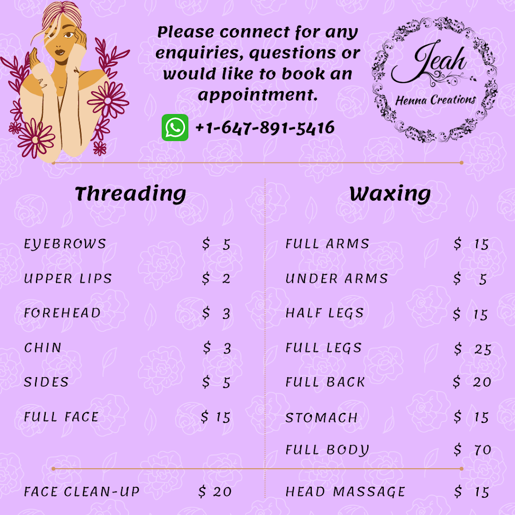 Jeah Brow + Wax | 335 Rathburn Rd W, Mississauga, ON L5B 0C8, Canada | Phone: (647) 891-5416