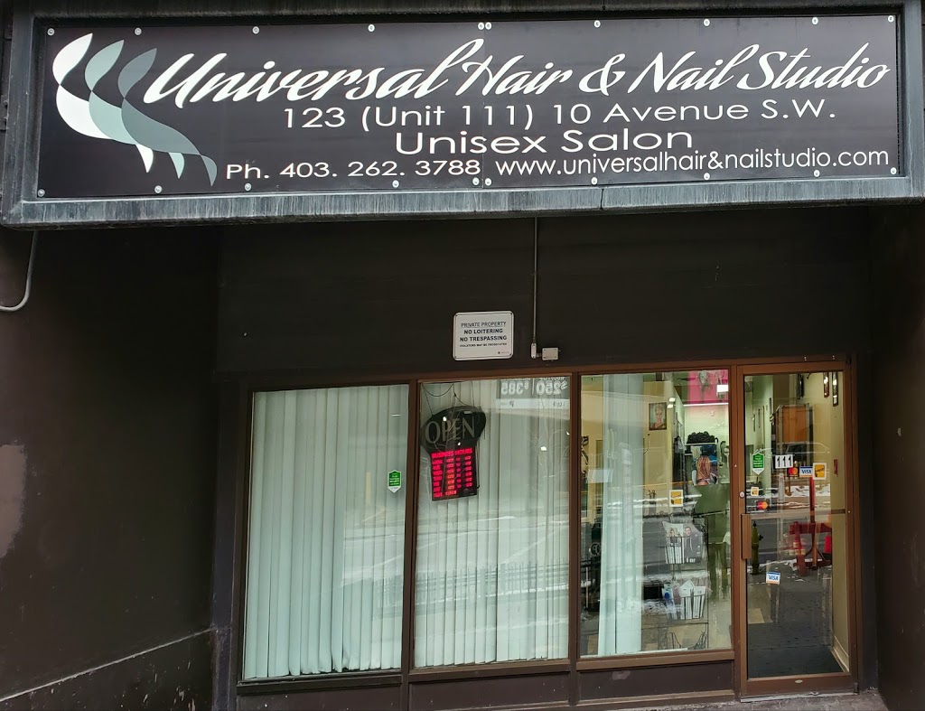 Universal Hair & Nail Studio | 123-111 10 Ave SW, Calgary, AB T2R 1K8, Canada | Phone: (403) 262-3788