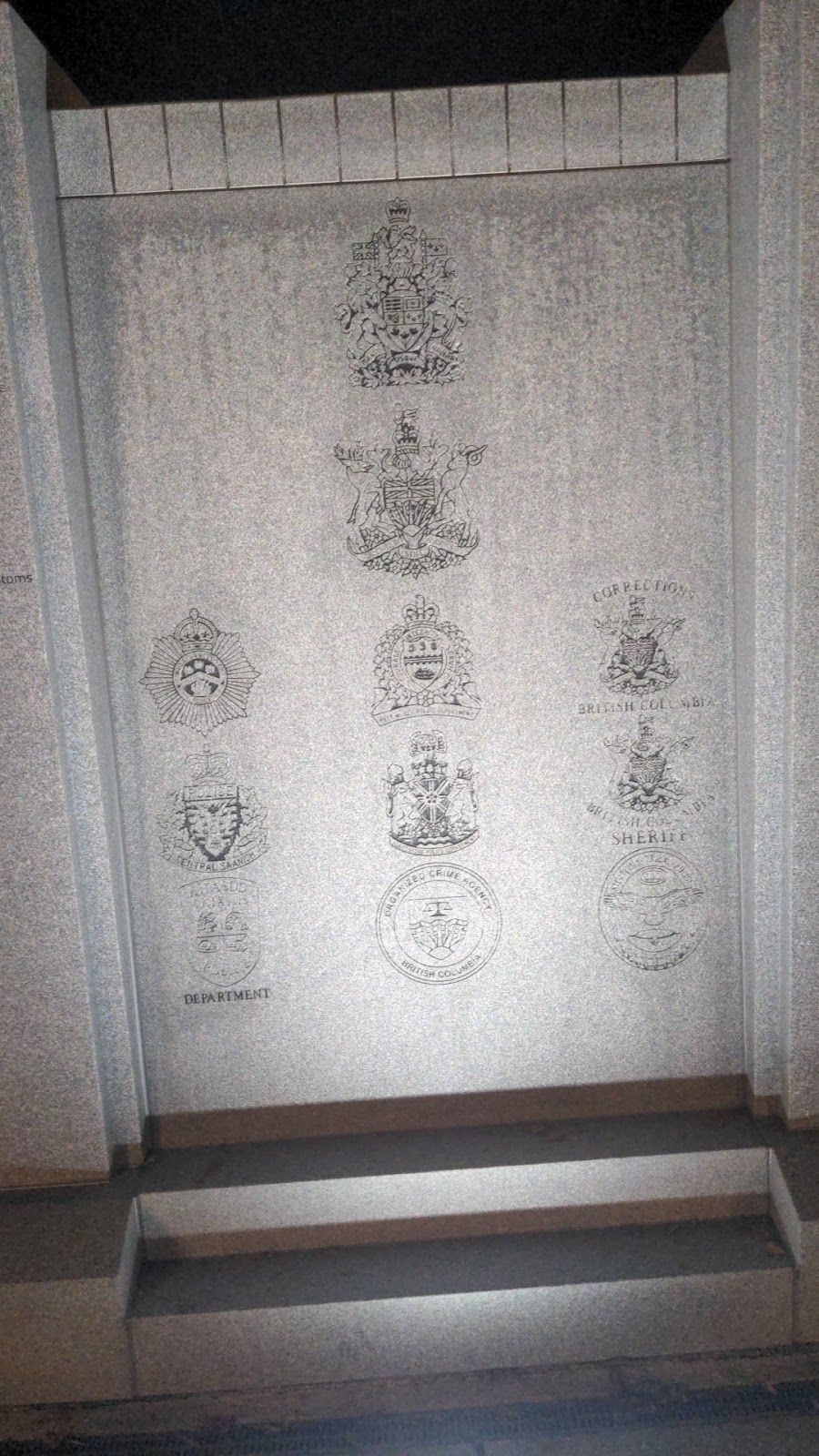 BC Law Enforcement Memorial | 401 Menzies St, Victoria, BC V8V 2H2, Canada | Phone: (604) 835-7045