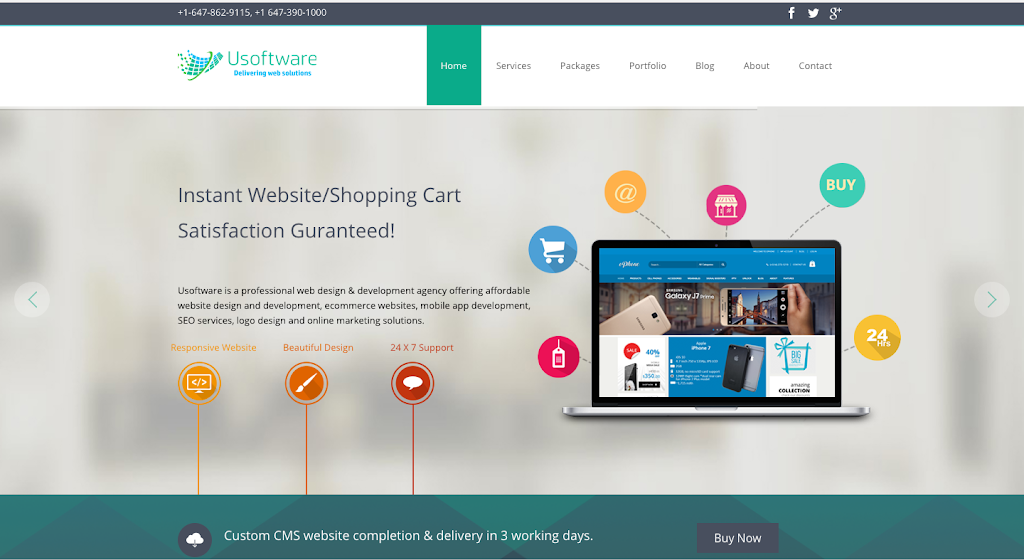 Usoftware Web Solutions | 6665 Tomken Rd #201-1, Mississauga, ON L5T 2C5, Canada | Phone: (647) 483-6074
