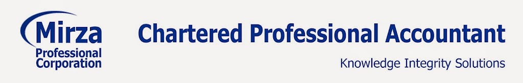 Mirza CPA Professional Corporation | 1315 Lawrence Ave E Unit 404, North York, ON M3A 3R3, Canada | Phone: (416) 755-5554
