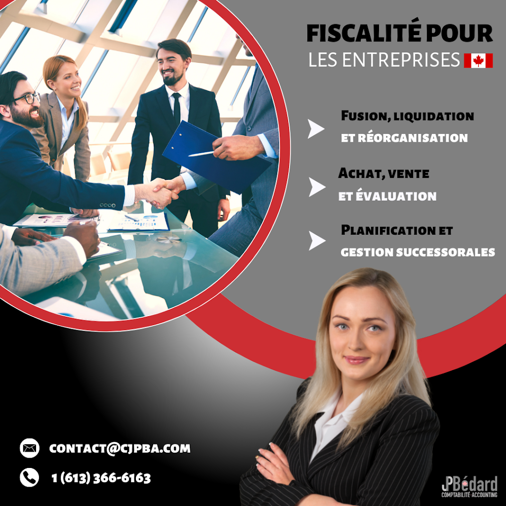 Comptabilité JP Bédard inc. | 14 Coolbrook Crescent, Munster, ON K0A 3P0, Canada | Phone: (855) 366-6163