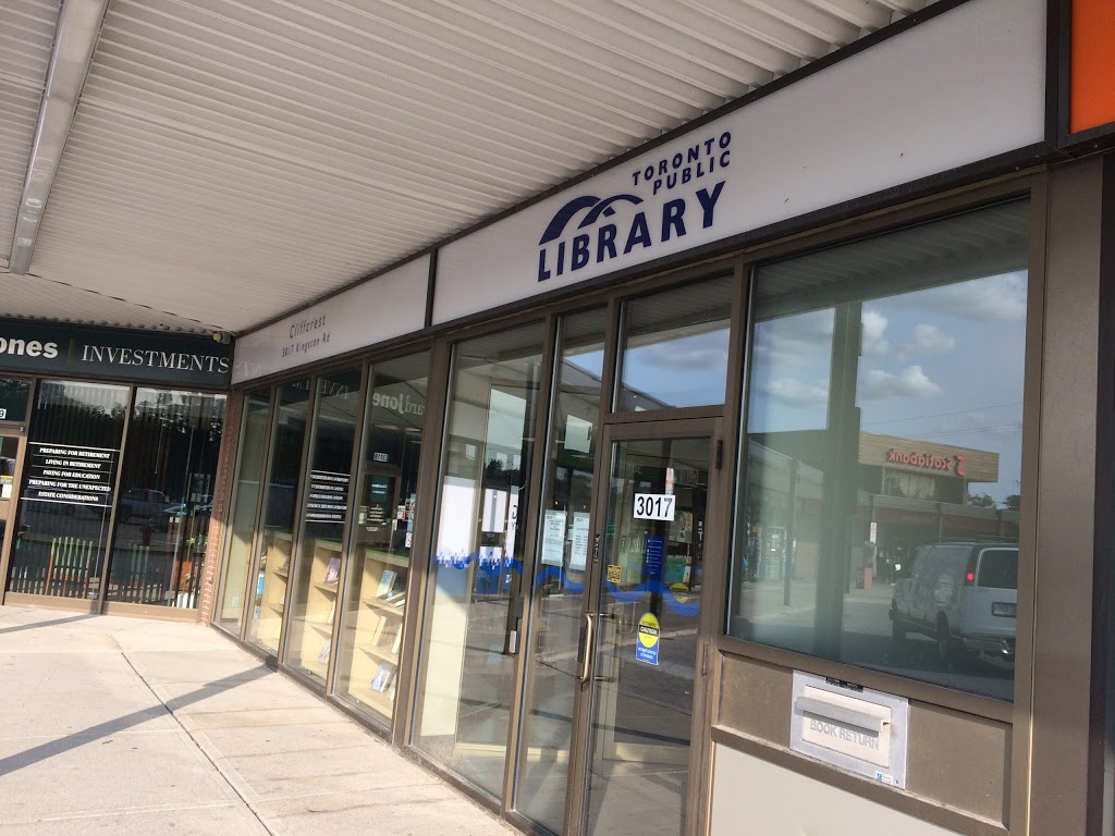 Toronto Public Library - Cliffcrest Library | 3017 Kingston Rd, Scarborough, ON M1M 1P1, Canada | Phone: (416) 396-8916