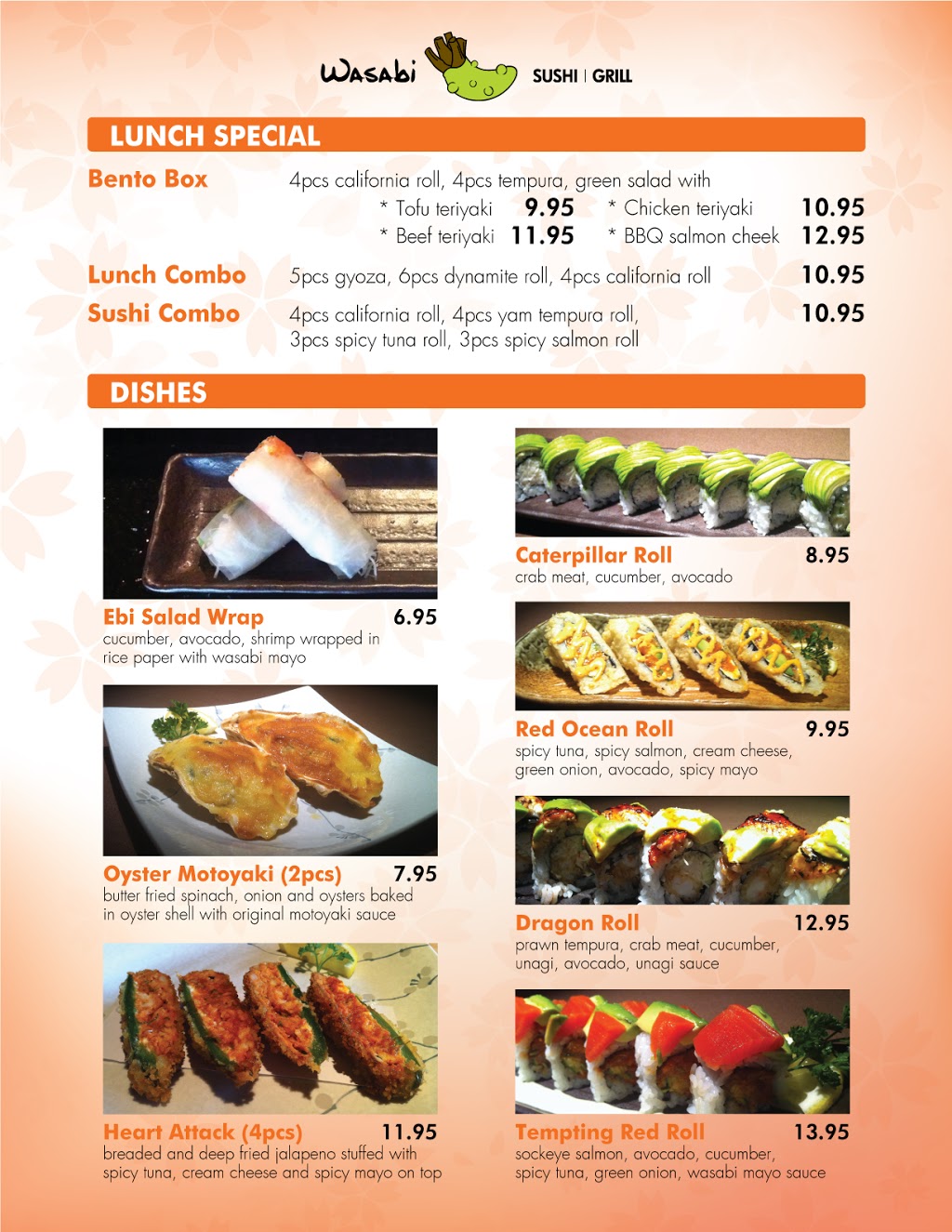 Wasabi Sushi & Grill | 21768 Lougheed Hwy #5, Maple Ridge, BC V2X 2S1, Canada | Phone: (604) 477-0222