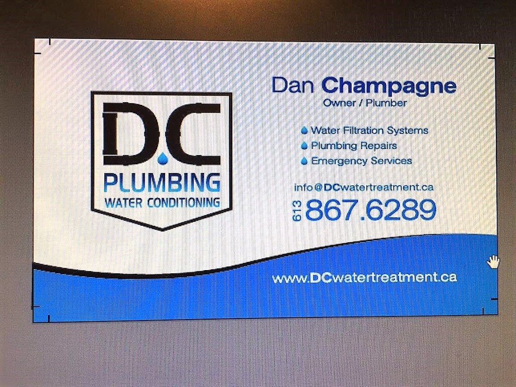 DC Plumbing Repair & Water Conditioning | 1111 Des Cerisiers St, Rockland, ON K4K 1K9, Canada | Phone: (613) 867-6289