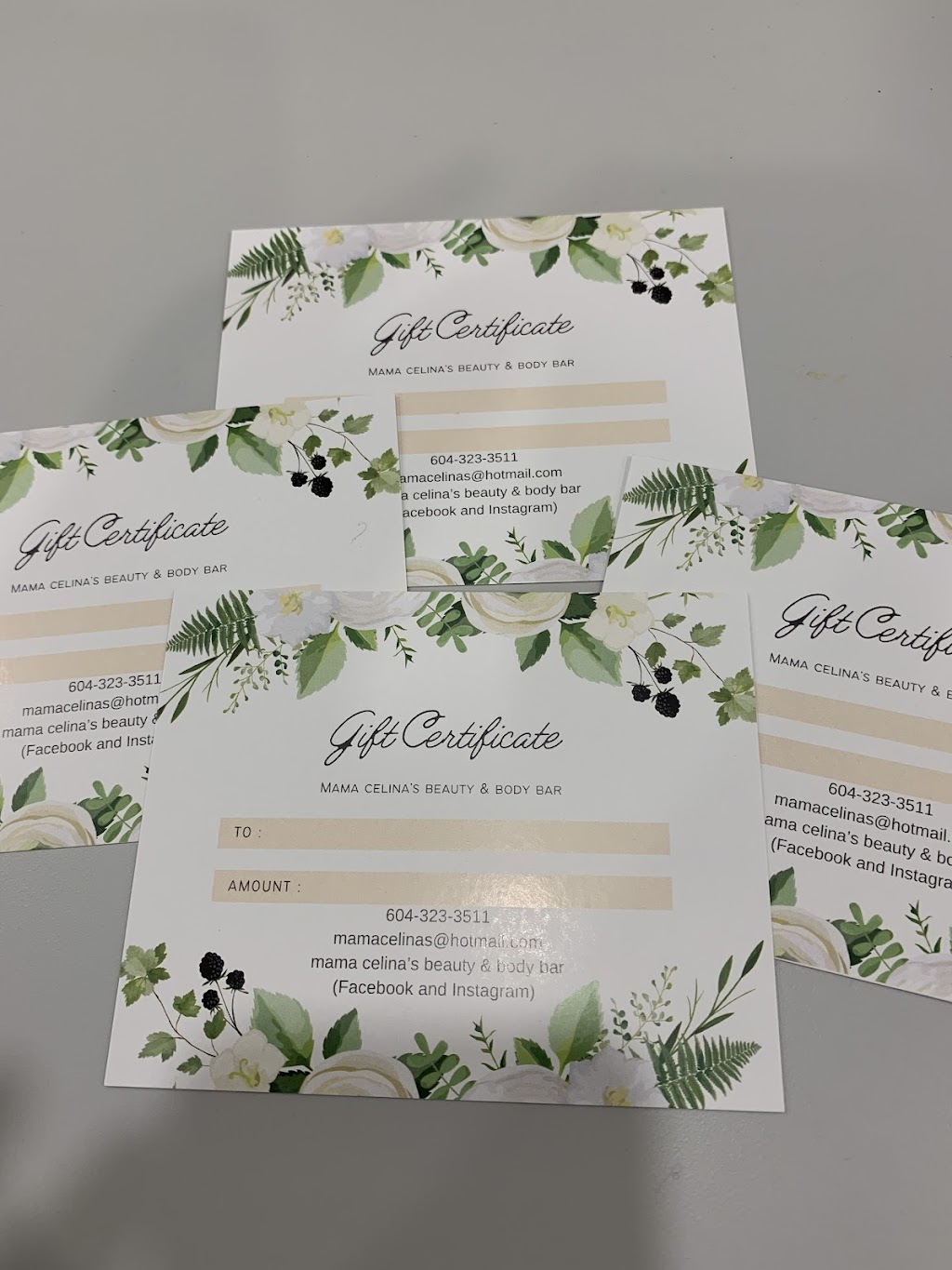 Mama Celina’s Beauty & body bar | 1102 Chaster Rd, Gibsons, BC V0N 1V4, Canada | Phone: (604) 323-3511