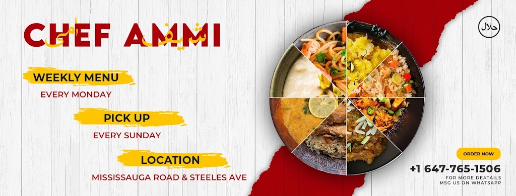 Chef Ammi | 33 Hubbell Rd, Brampton, ON L6Y 1P3, Canada | Phone: (289) 654-9311