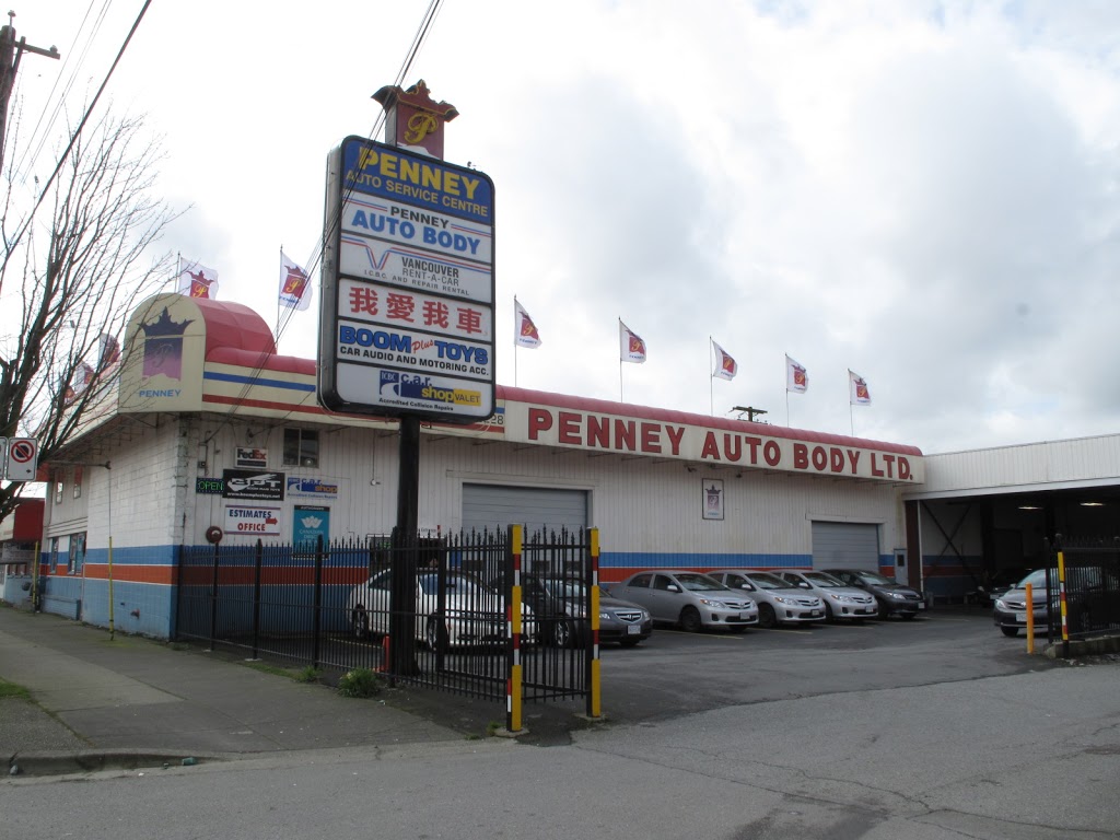 Penney Auto Body & Glass | 8225 Main St, Vancouver, BC V5X 3L7, Canada | Phone: (604) 322-6228