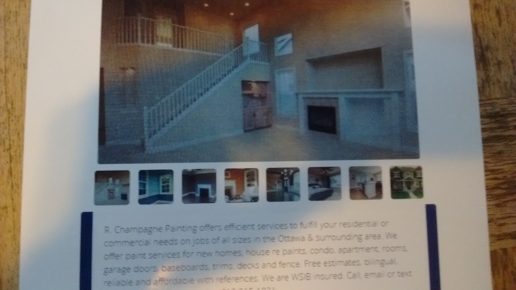 R. Champagne Painting | 2000 Jasmine Crescent #208, Gloucester, ON K1J 8K4, Canada | Phone: (613) 315-1831