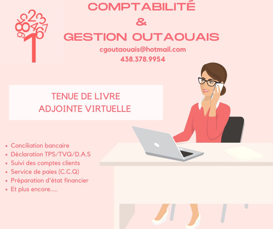 Comptabilité et Gestion Outaouais - Gatineau | 38C Rue Walker, Gatineau, QC J8L 3Y7, Canada | Phone: (819) 923-2508