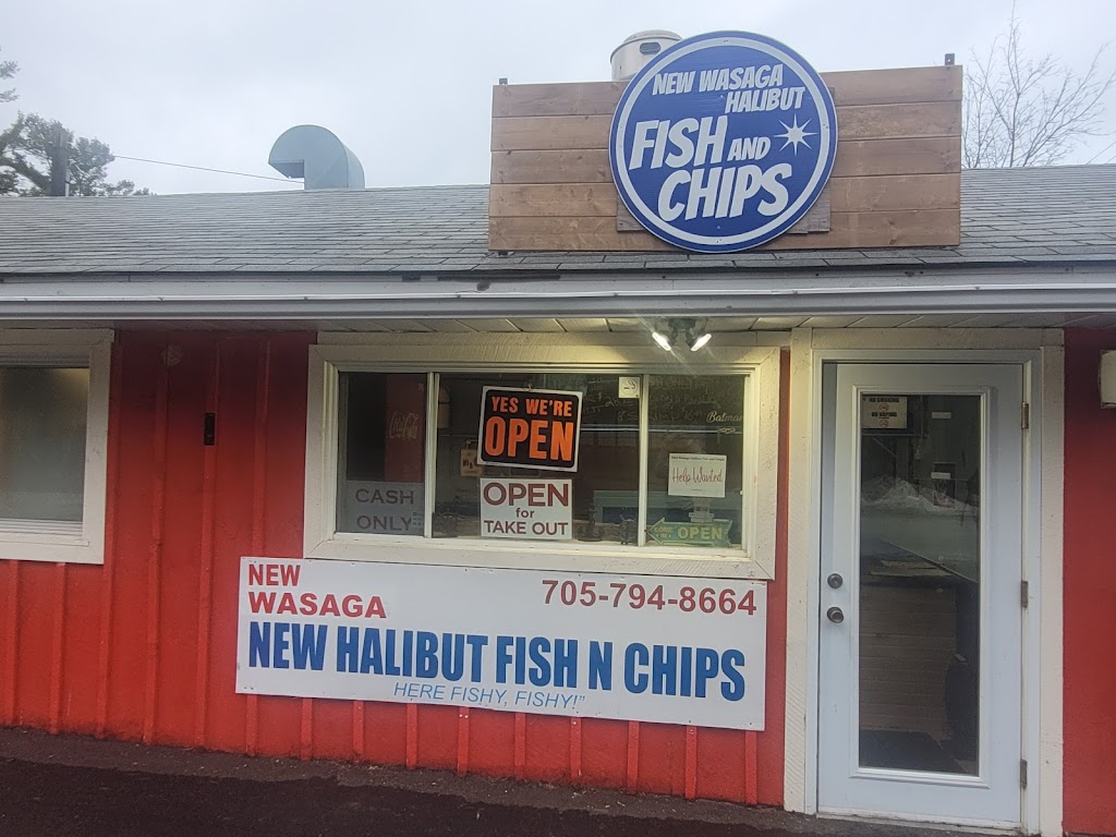 New Wasaga Halibut Fish & Chips | 676 River Rd E, Wasaga Beach, ON L9Z 2M3, Canada | Phone: (705) 794-8664