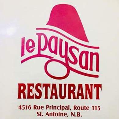 Paysan Restaurants Ltd | 4516 Rue Principale, Saint-Antoine, NB E4V 1R1, Canada | Phone: (506) 525-2464