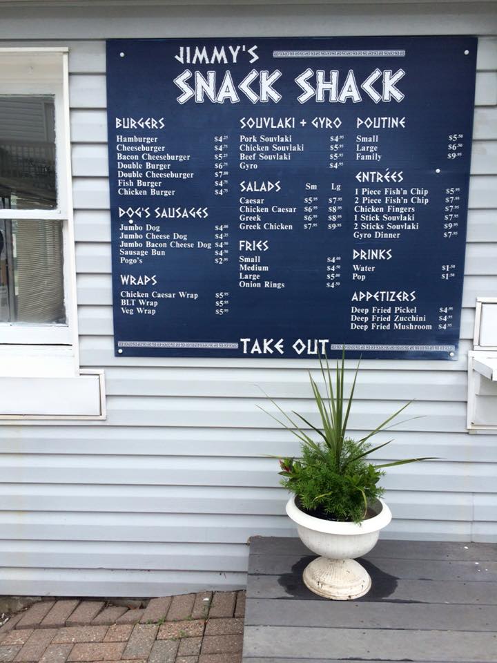 Jimmys Snack Shack | 107 Elizabeth Dr, Perth, ON K7H 3C7, Canada | Phone: (613) 206-0549